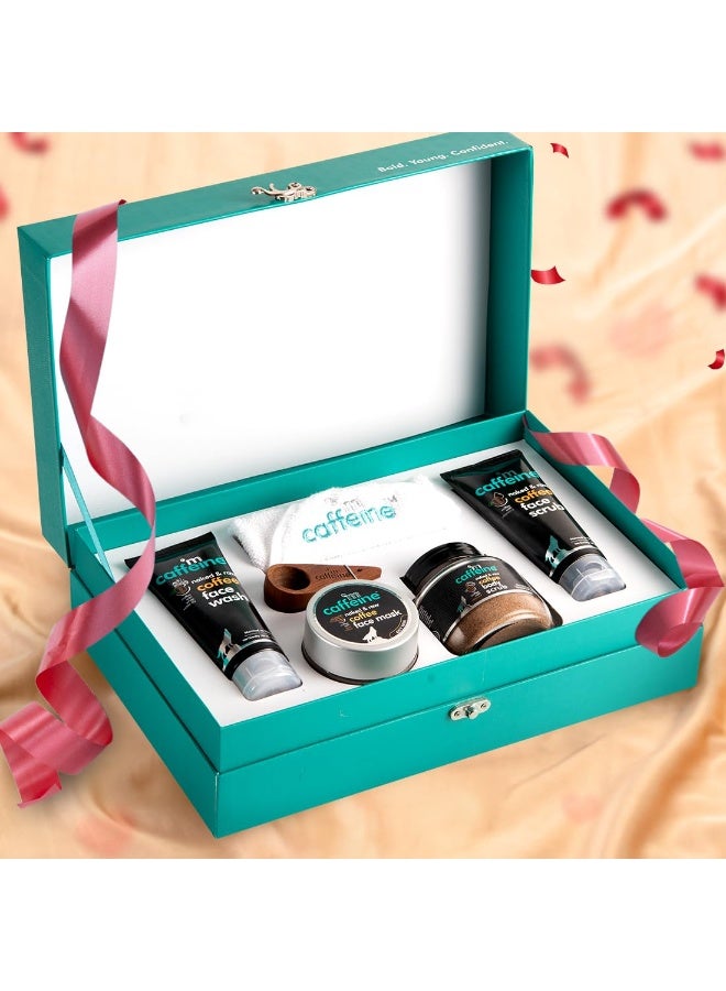 mCaffeine Special Mood Gift Set for Women & Men & Women With Complete Coffee Skin Care | Birthday Anniversary Set for Mother & Wife| Self Care Pampering & Rejuvenating Combo Kit for All Occasions & Ages | Perfect Women's Day Present for Her | Diwali Gift Kit Set| Natural Products Suitable For All Skin Types - Image 2